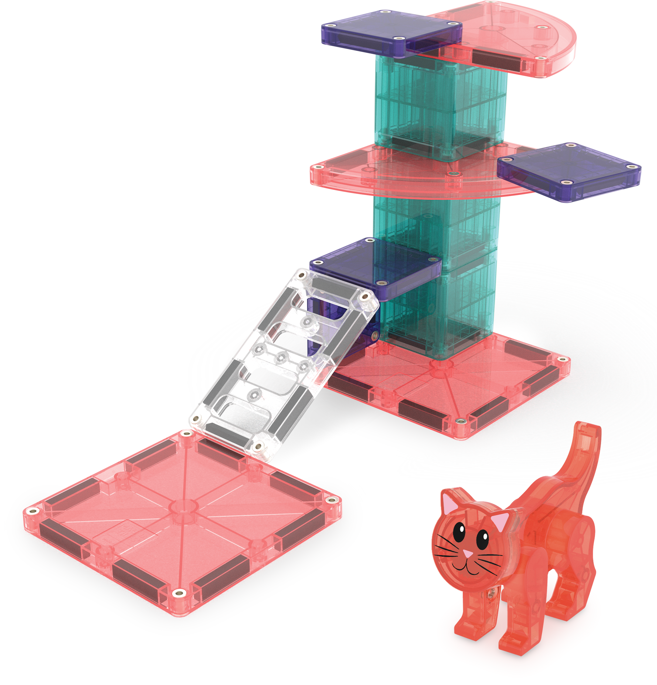 MAGNA-TILES® - Cat Tree - 13 Parça