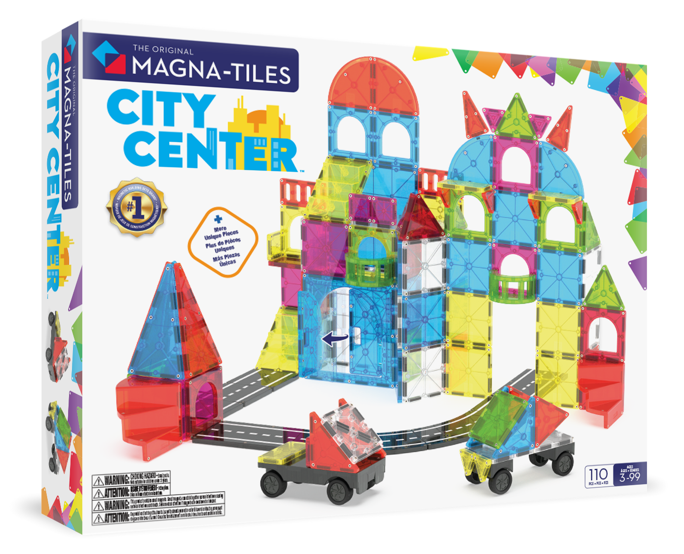 MAGNA-TILES® - City Center - 110 Parça