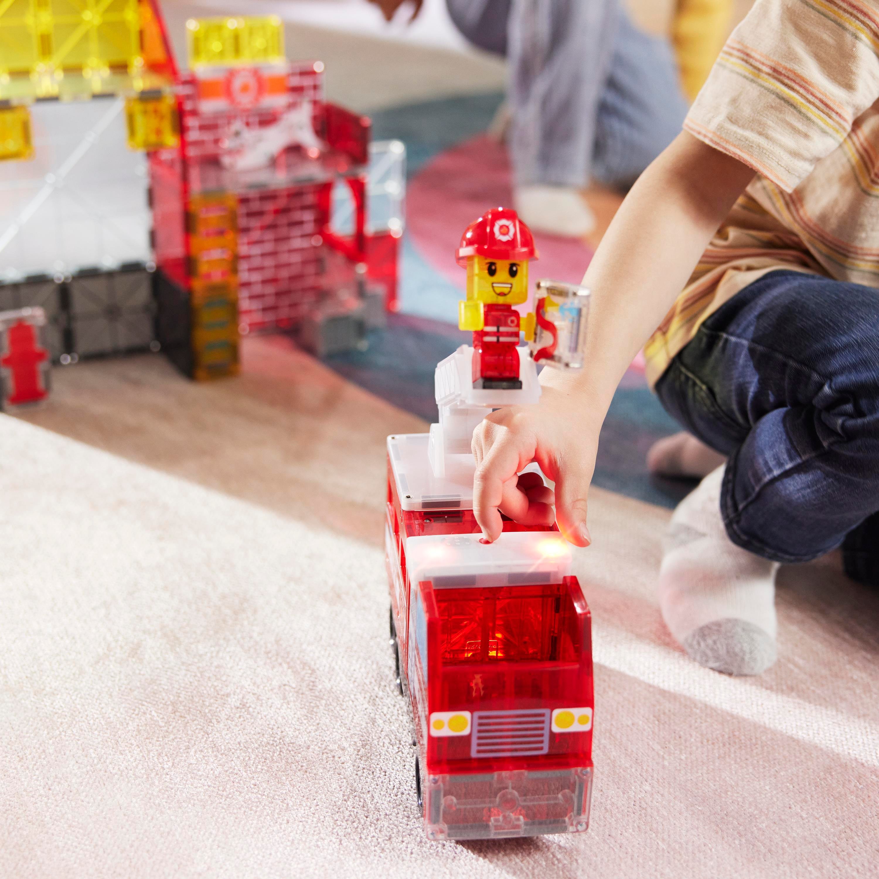 MAGNA-TILES® - Fire Station - 50 Parça