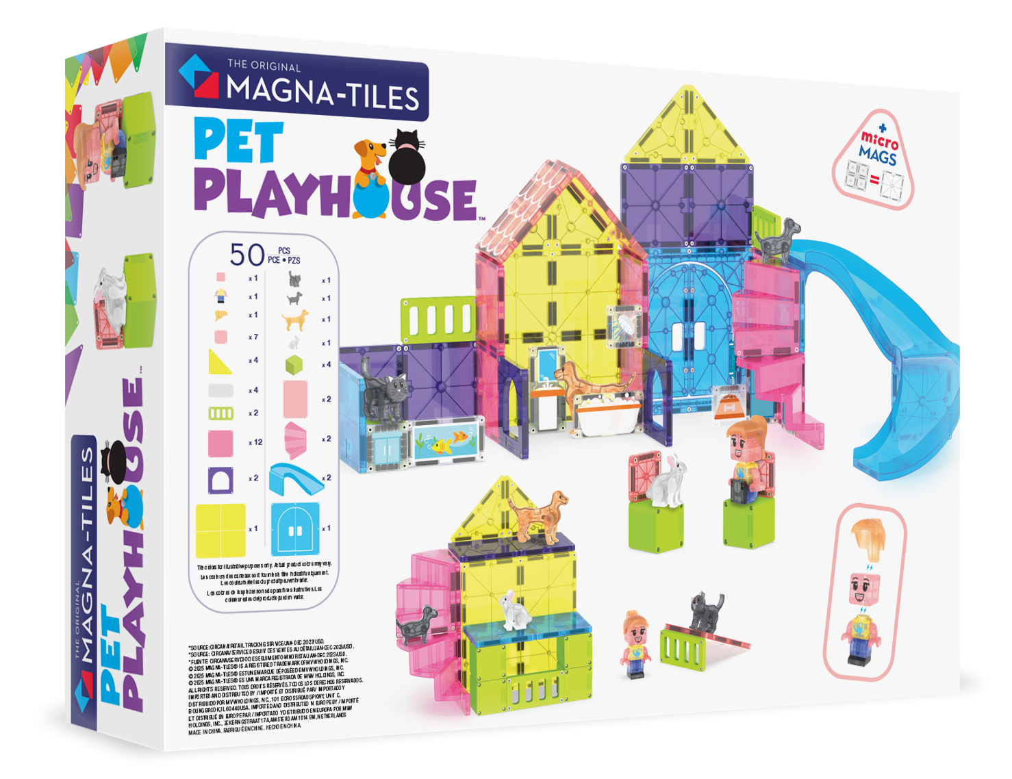 MAGNA-TILES® - Pet Playhouse - 50 Parça