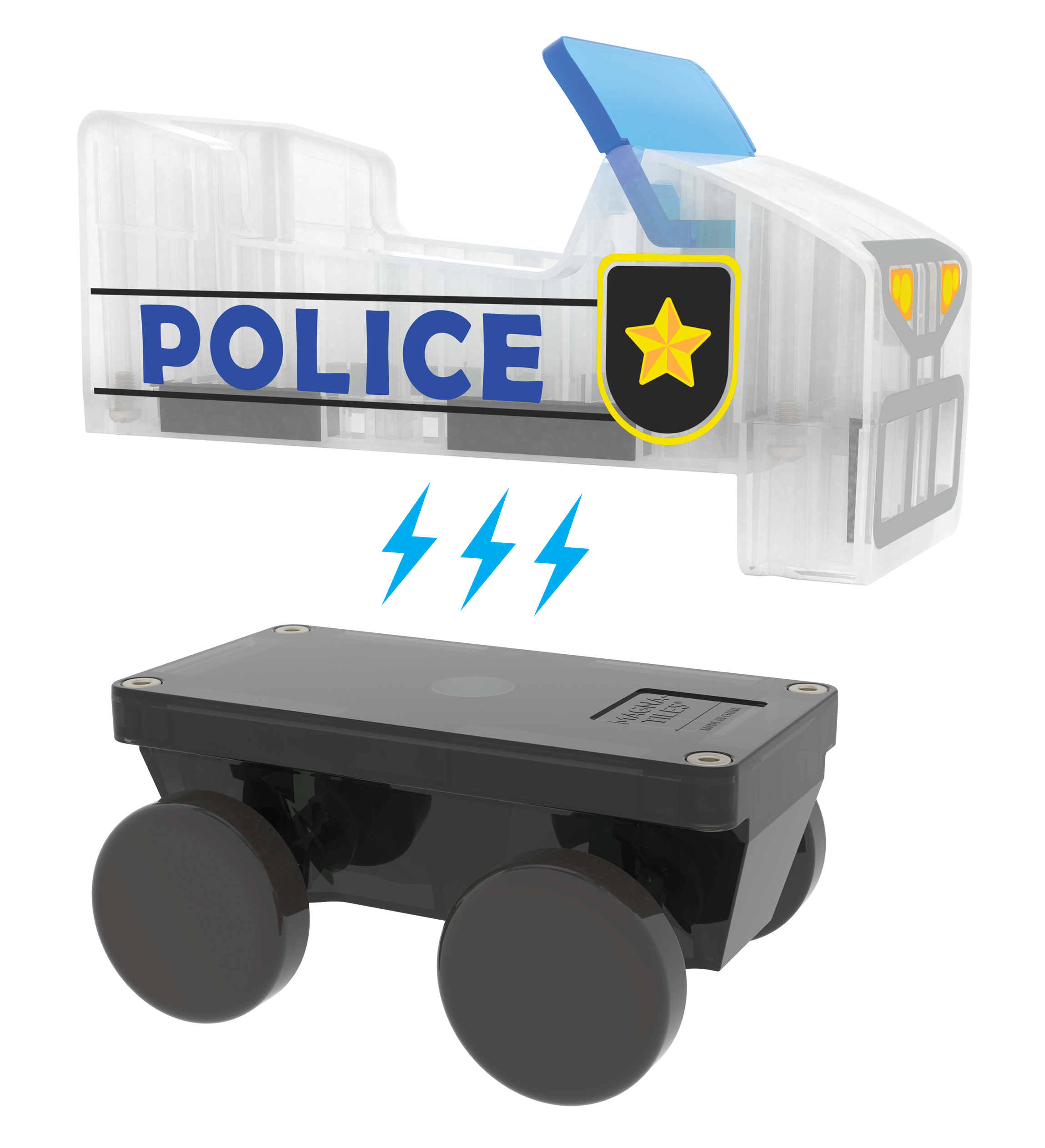 MAGNA-TILES® - Police Patrol - 20 Parça