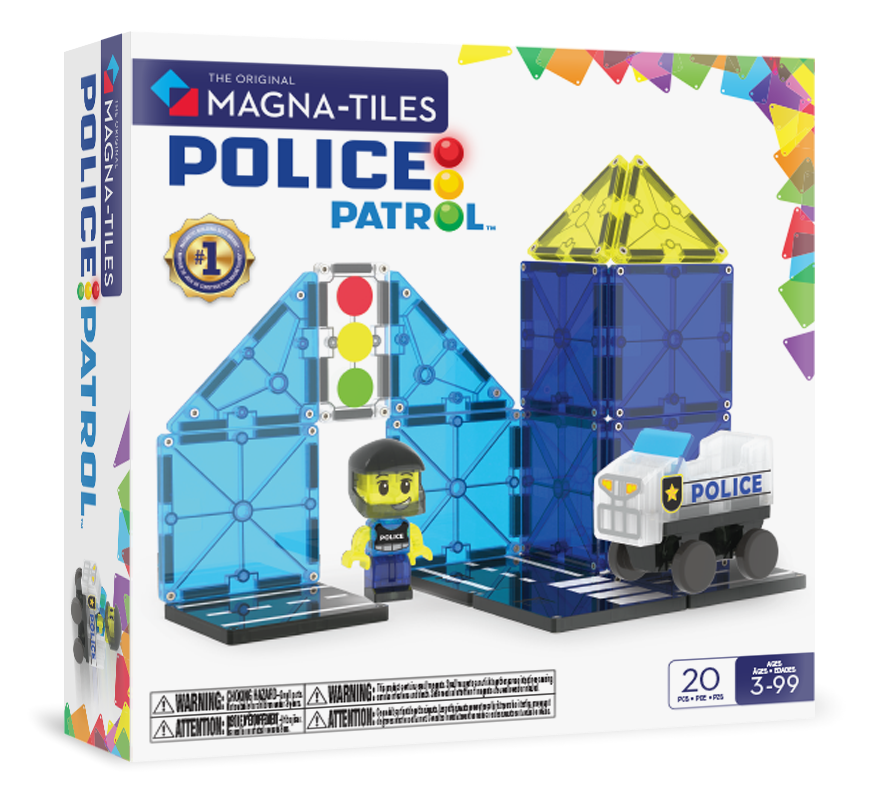 MAGNA-TILES® - Police Patrol - 20 Parça
