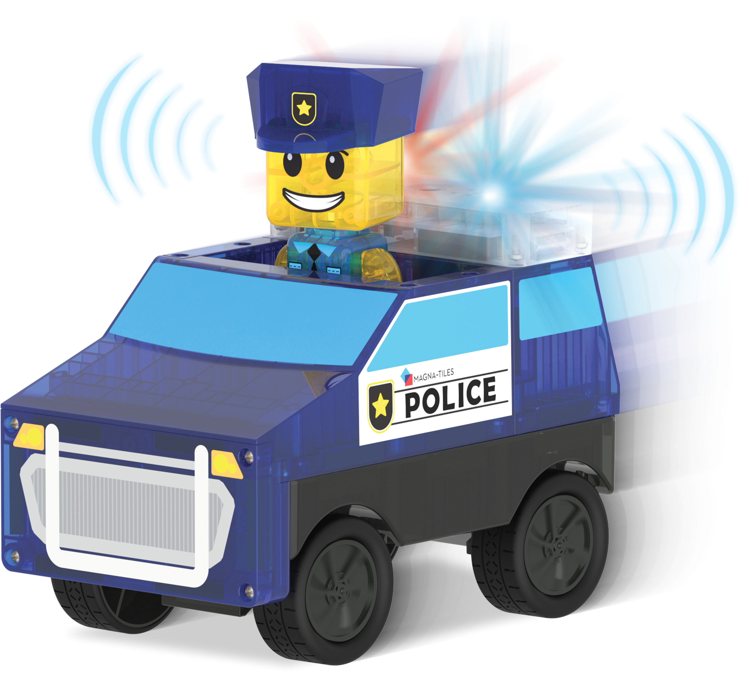 MAGNA-TILES® - Police Station - 35 Parça