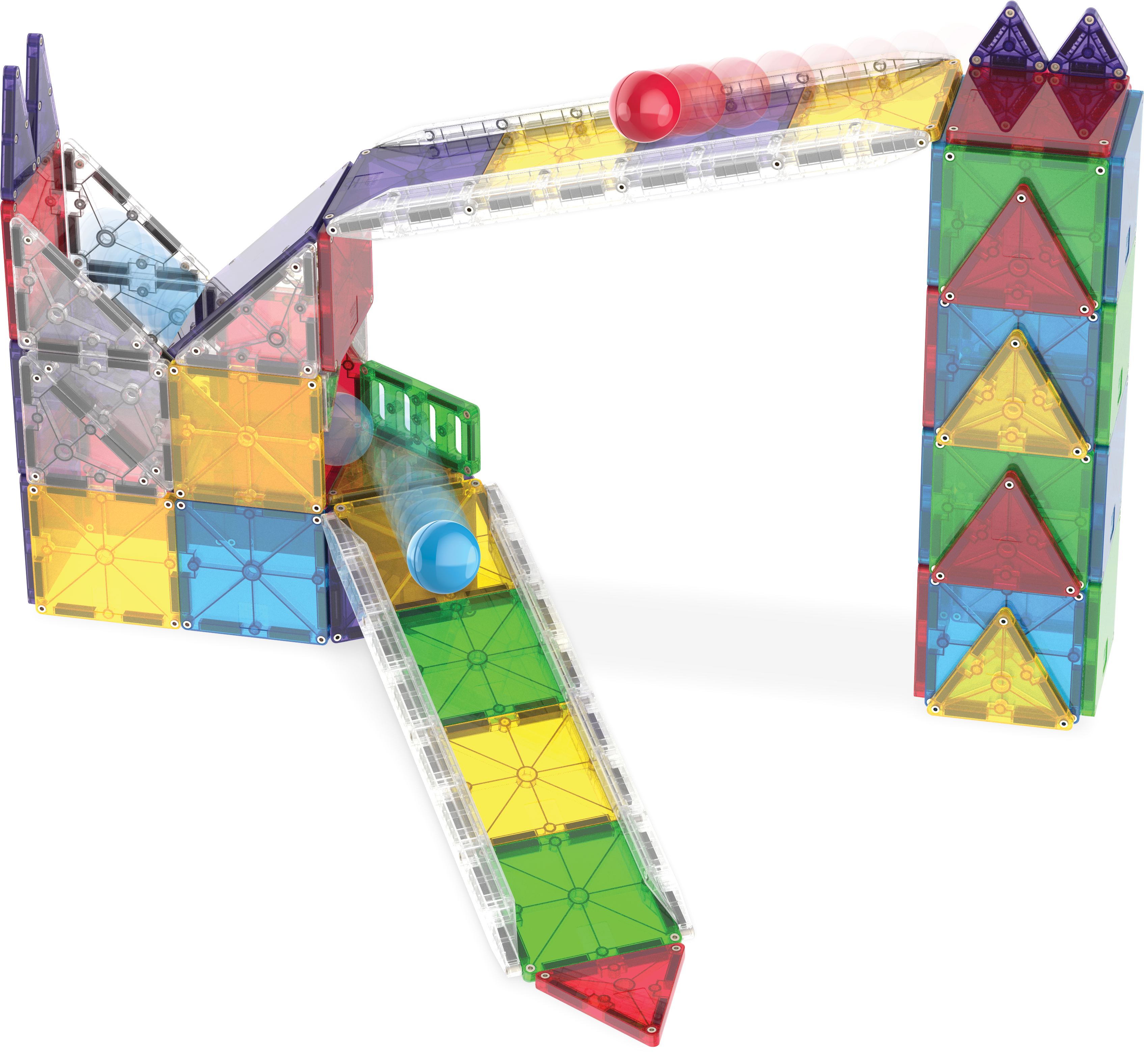 MAGNA-TILES® - Rail Racers Deluxe - 90 Parça