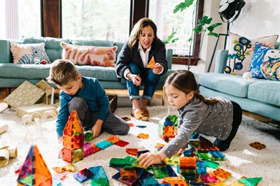 Magna-Tiles MagnaTiles Clear Color 100 Parça Oyuncak
