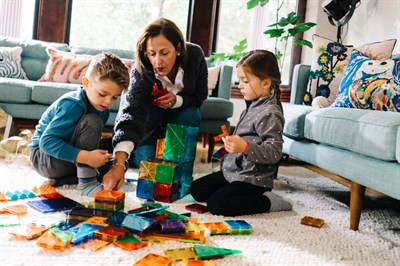 Magna-Tiles MagnaTiles Clear Color 100 Parça Oyuncak