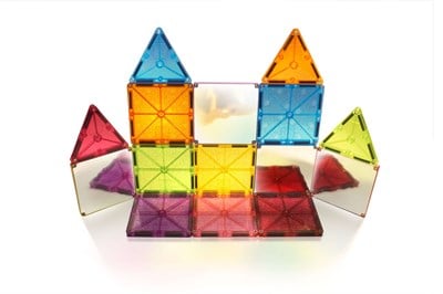 Magna-Tiles Parıltılı ve Aynalı 15'li Set