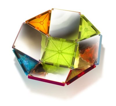 Magna-Tiles Parıltılı ve Aynalı 15'li Set