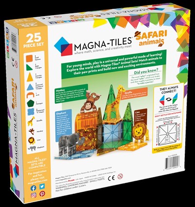 Magna-Tiles Safari Seti 25 Parça