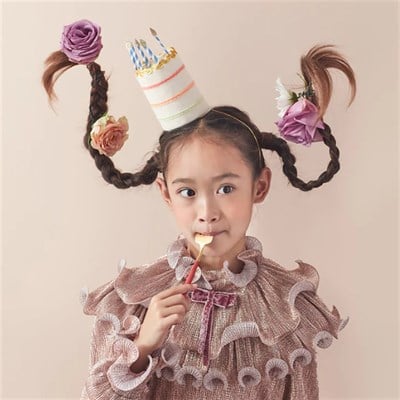 Meri Meri - Birthday Cake Hat - Doğum Günü Pastası Şapkası