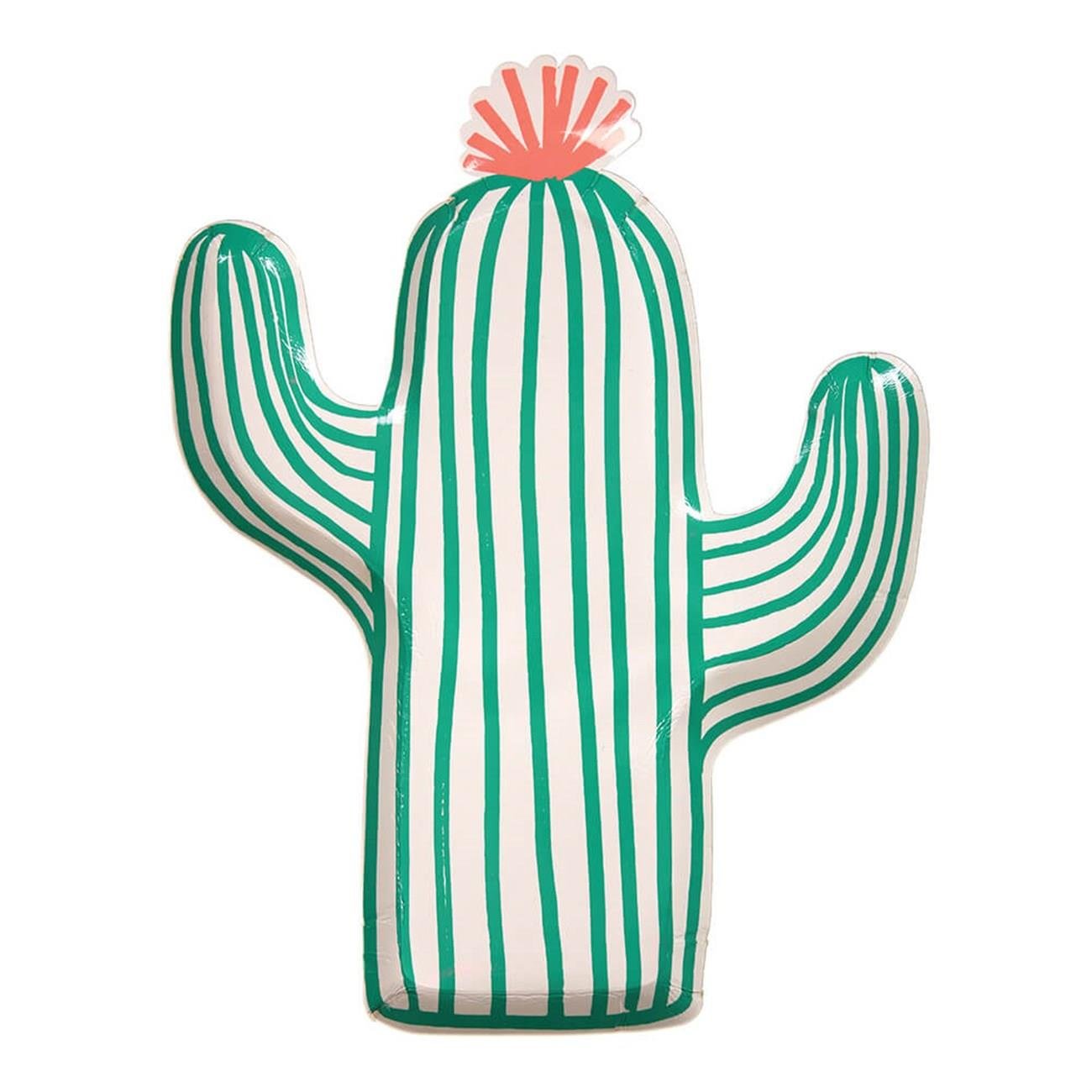 Meri Meri - Cactus Plates - Kaktüs Tabak