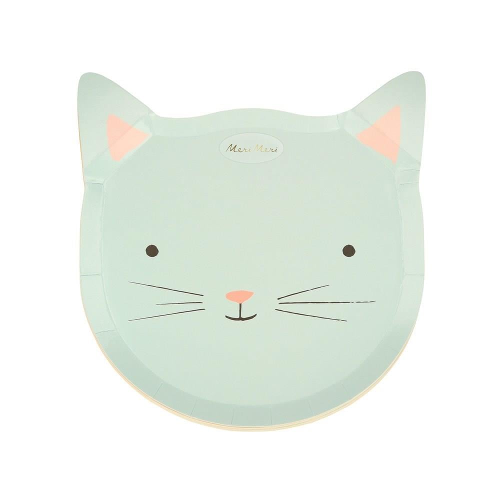 Meri Meri - Cat Plates - Kedi Tabaklar - 8'li