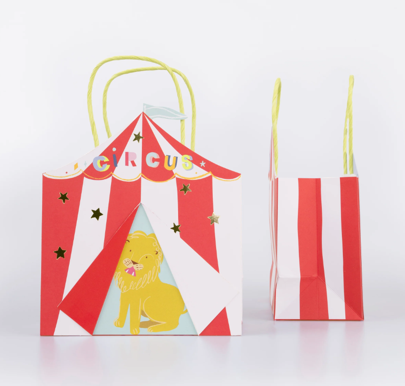 Meri Meri - Circus Party Bags - Sirk Parti Çantaları (8'li)