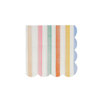 Meri Meri - Colourful Pattern Small Napkins - Renkli Desenler Peçeteler - S - 16'lı