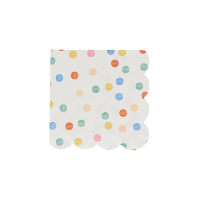 Meri Meri - Colourful Pattern Small Napkins - Renkli Desenler Peçeteler - S - 16'lı