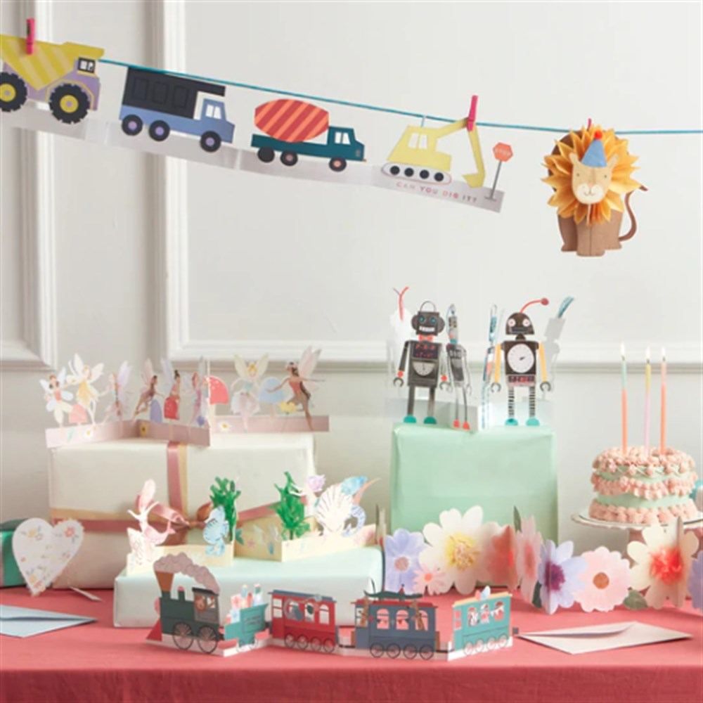 Meri Meri - Construction Card - İnşaat Tebrik Kartı