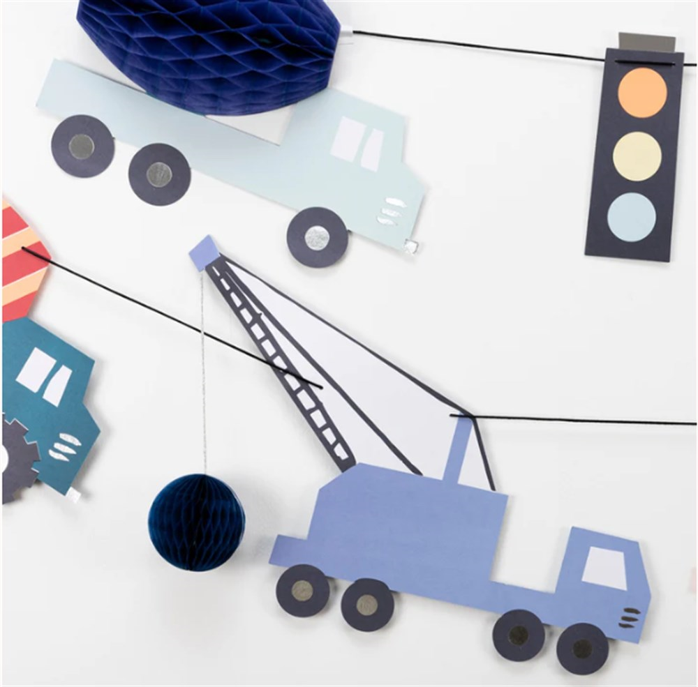 Meri Meri - Construction Garland - İnşaat Asılan Süs