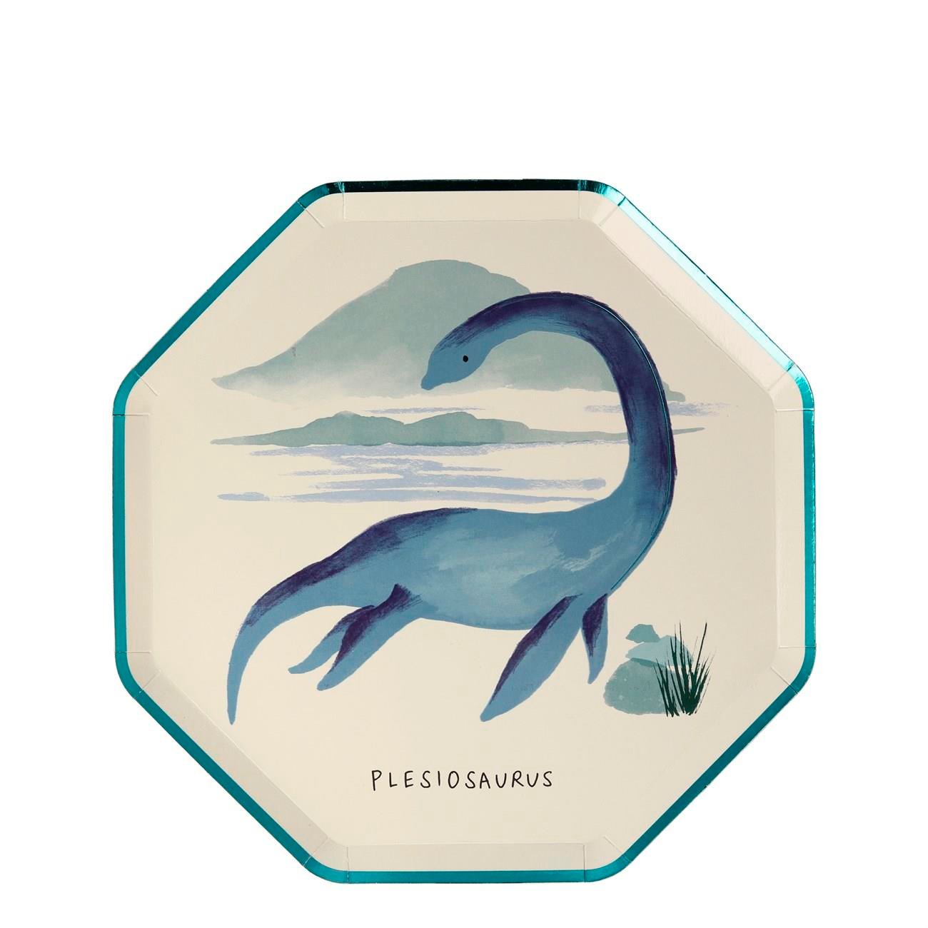 Meri Meri - Dinosaur Plates - Dinozor Tabak