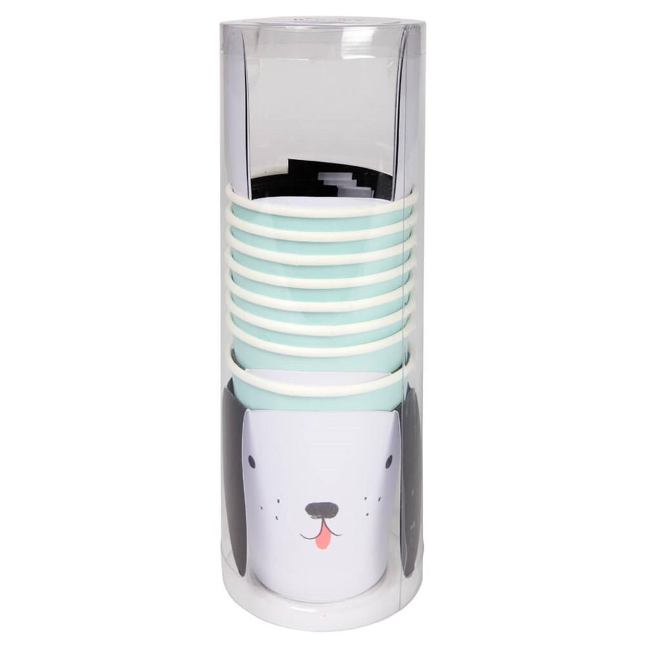 Meri Meri - Dog Party Cups - Köpekli Bardak