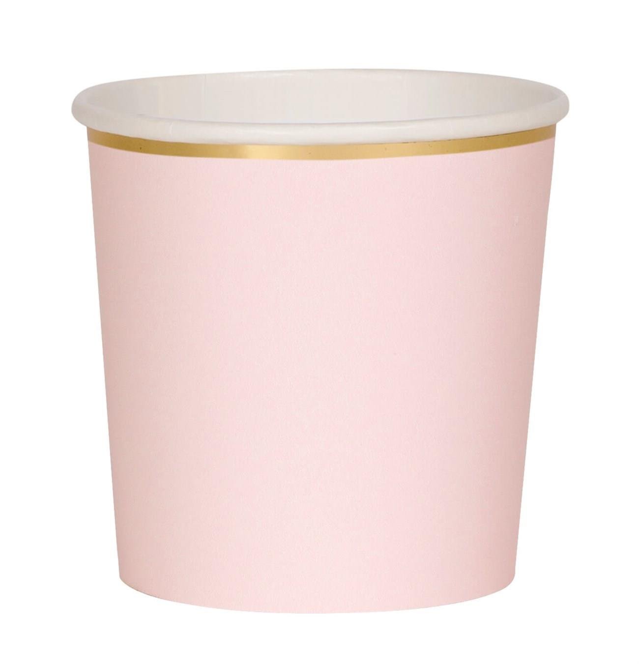 Meri Meri - Dusky Pink Cups - Toz Pembe Bardak - S