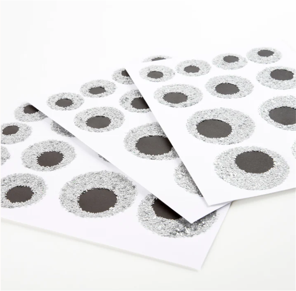 Meri Meri - Eco Glitter Eyeball Stickers - Parıltılı Göz Çıkartmalar (8'li)