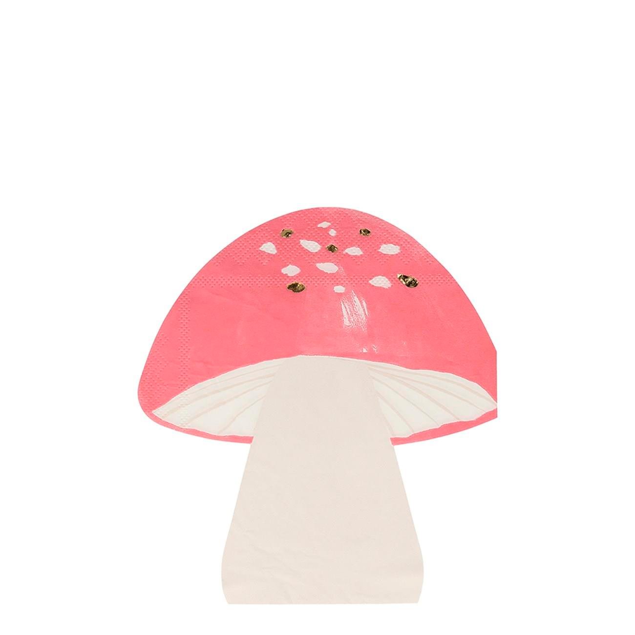 Meri Meri - Fairy Toadstool Napkins - Perili Mantar Peçete