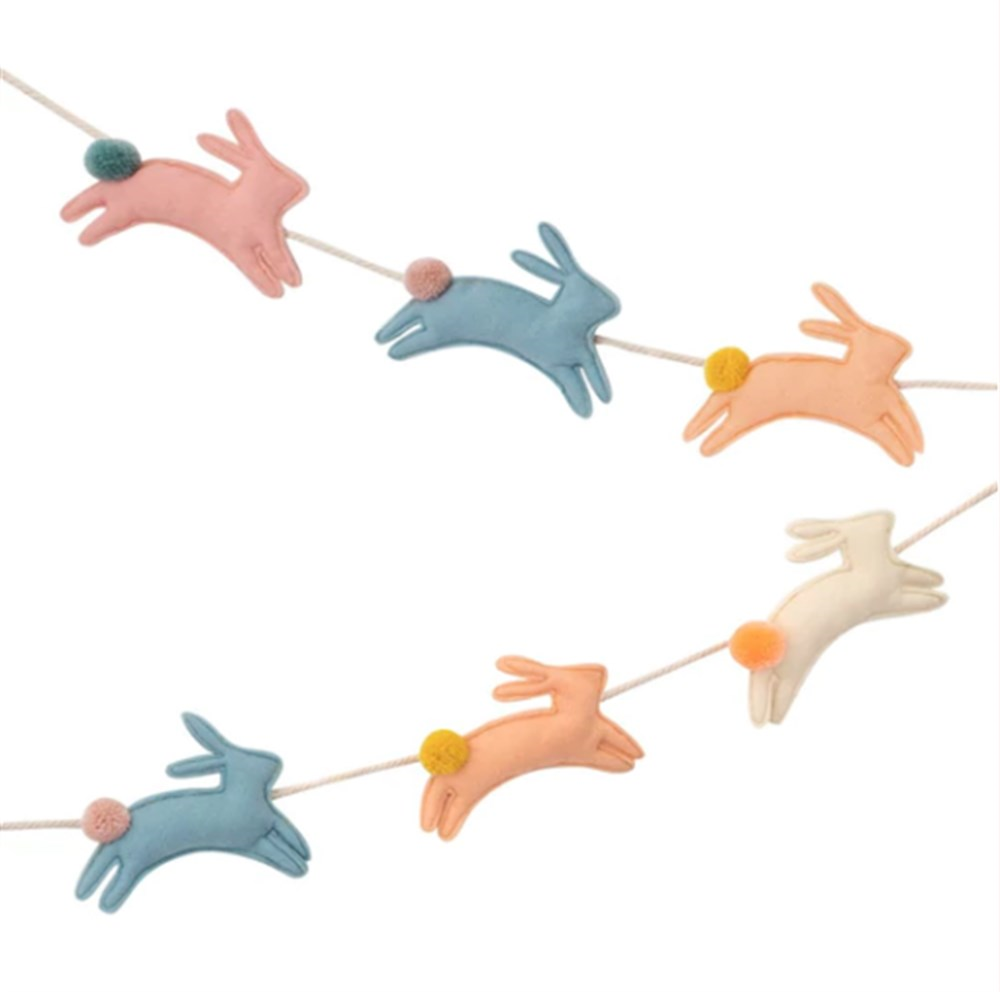 Meri Meri - Felt Bunny Garland - Tavşan Asılan Süs