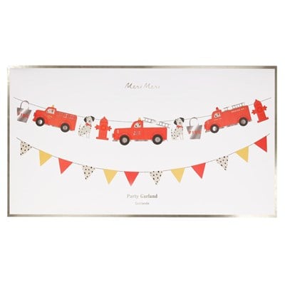 Meri Meri - Fire Truck Garland - İtfaiye Asılan Süs