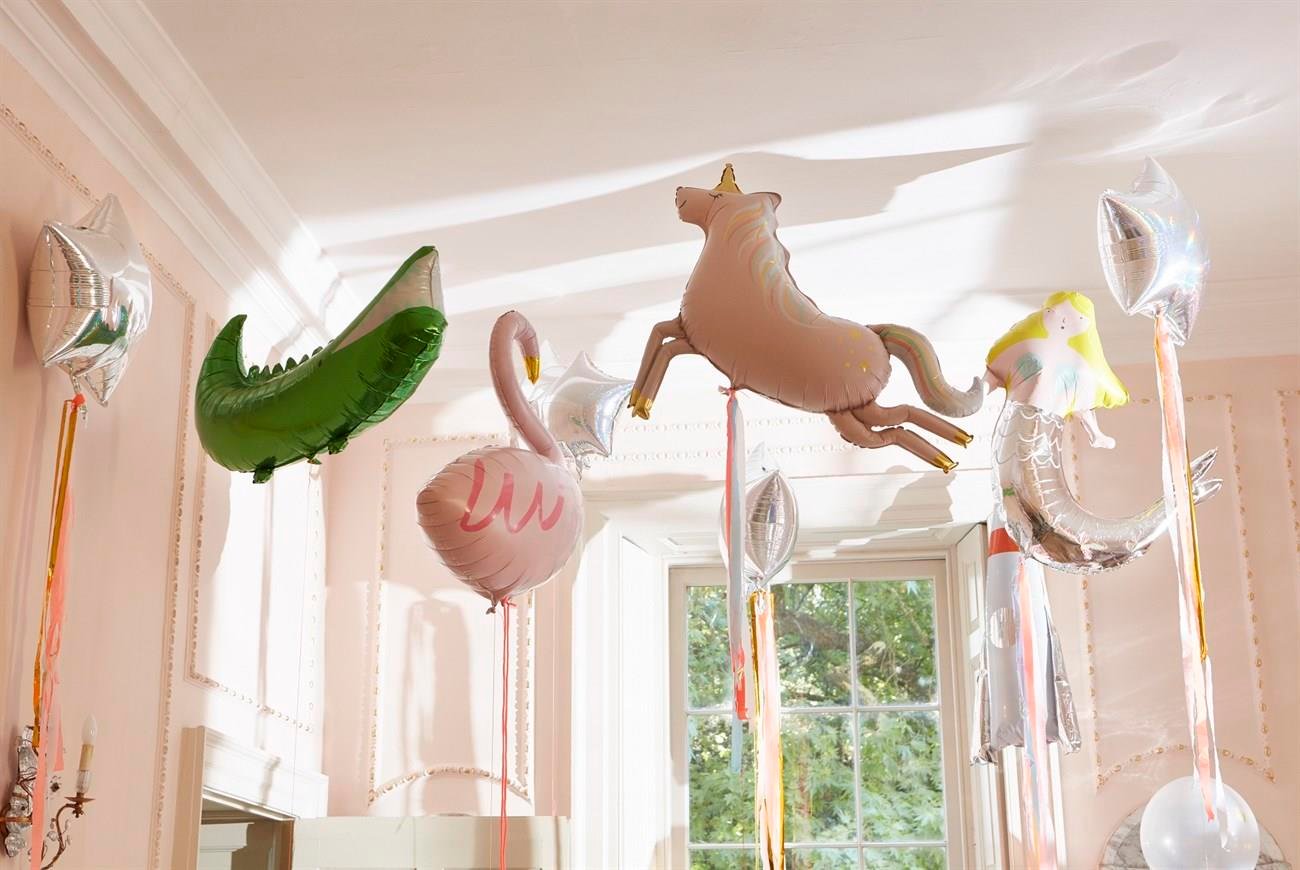 Meri Meri - Flamingo Foil Balloon - Flamingo Folyo Balon