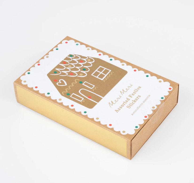 Meri Meri - Gingerbread Sticker Seti - 50 Yaprak