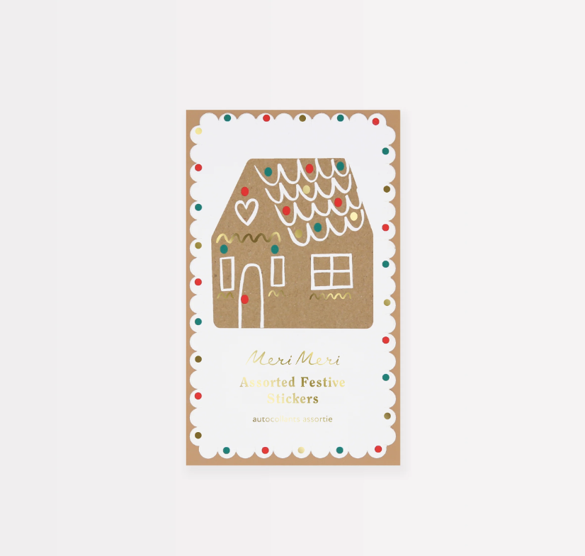 Meri Meri - Gingerbread Sticker Seti - 50 Yaprak