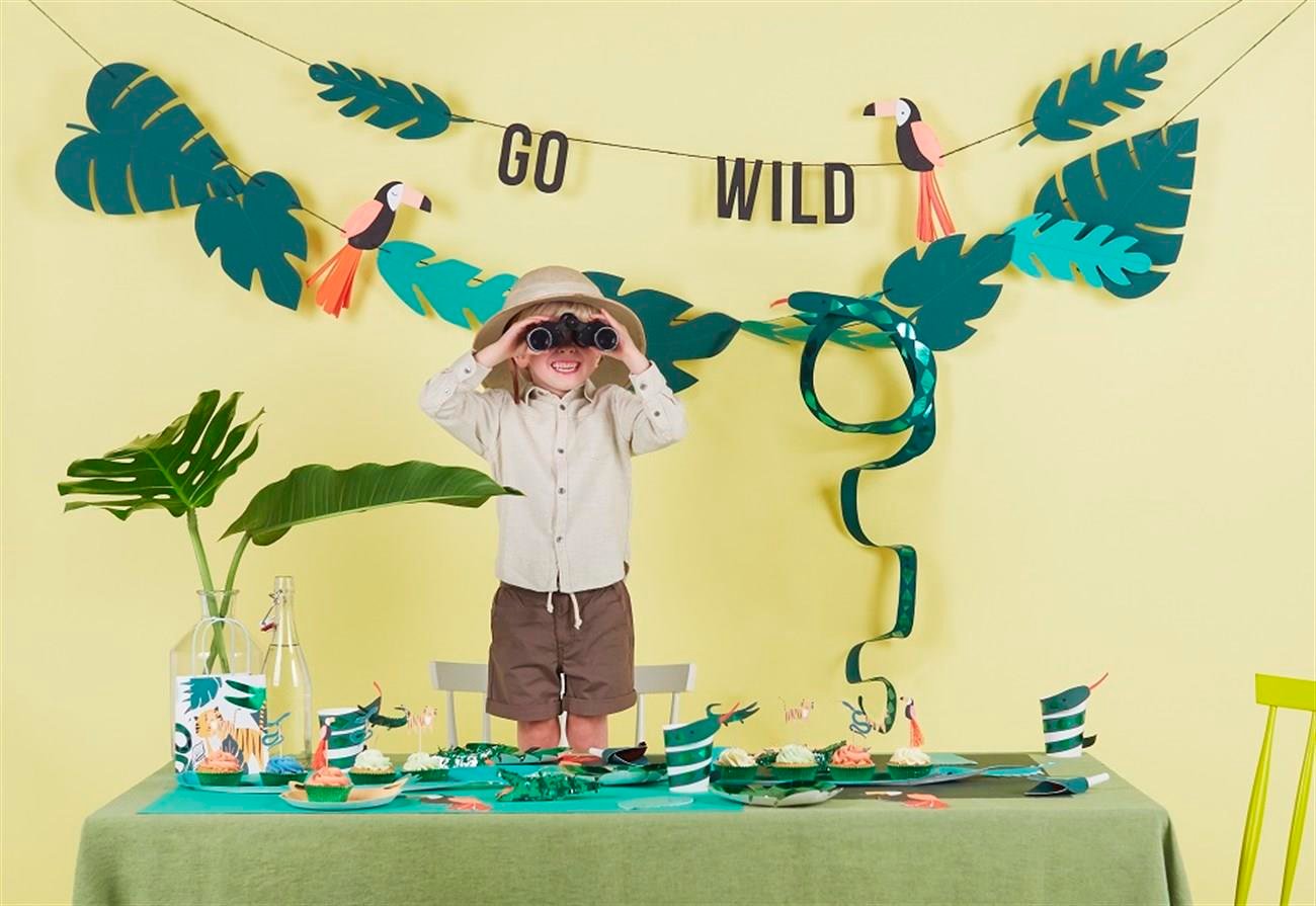 Meri Meri - Go Wild Garland - Vahşi Doğa Asılan Süs