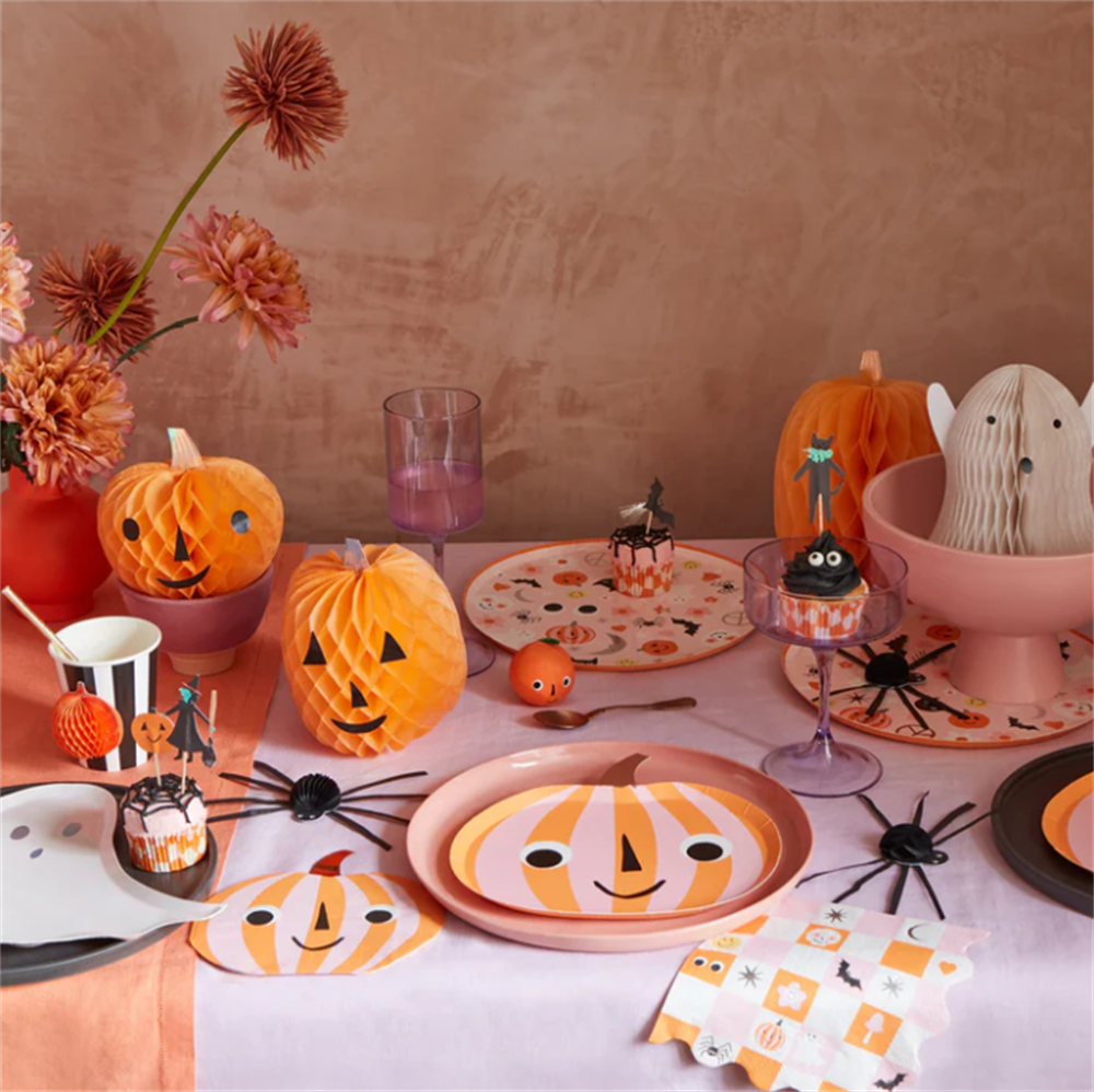 Meri Meri - Groovy Halloween Icon Large Napkins - Cadılar Bayramı Karakterli Peçeteler (L) (16'lı)
