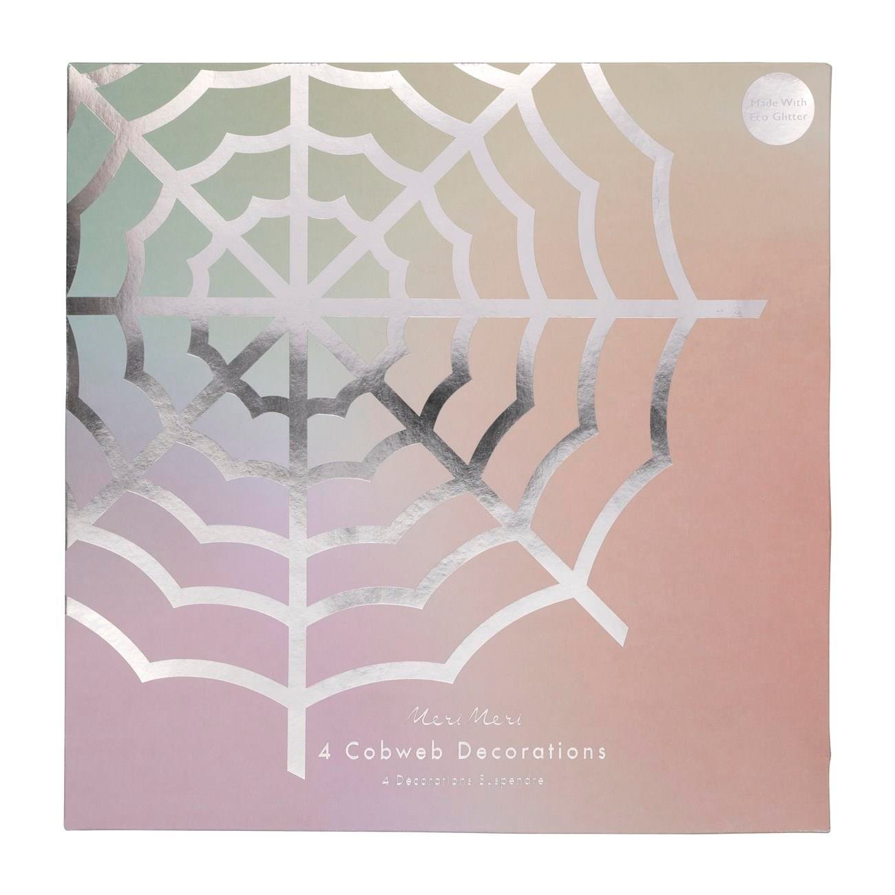 Meri Meri - Halloween Hanging Cobwebs - Halloween Örümcek Ağları