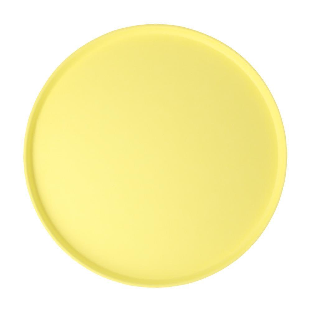 Meri Meri - Large Round Eco Plates - Bright Mix - Parlak Karışık Renk Doğal Bambu Karışım Tabaklar (L) (x8)