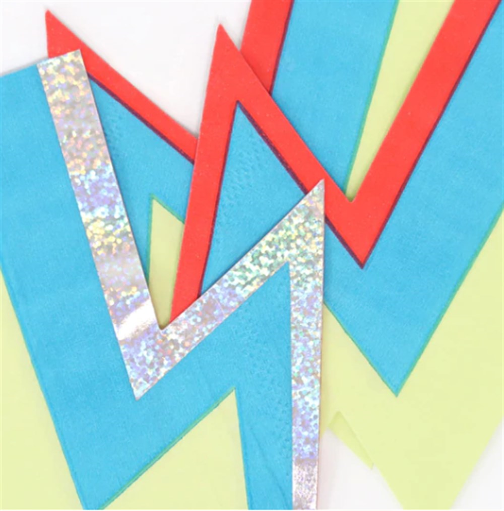 Meri Meri - Lightning Bolt Napkin - Şimşek Peçeteler - 16'lı