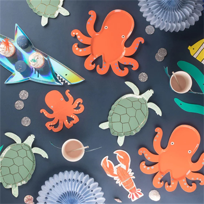 Meri Meri - Lobster Napkins - Istakoz Peçeteler - 16'lı