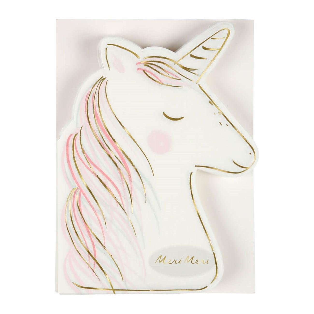 Meri Meri - Magical Unicorn Napkins - Unicorn Peçete - L