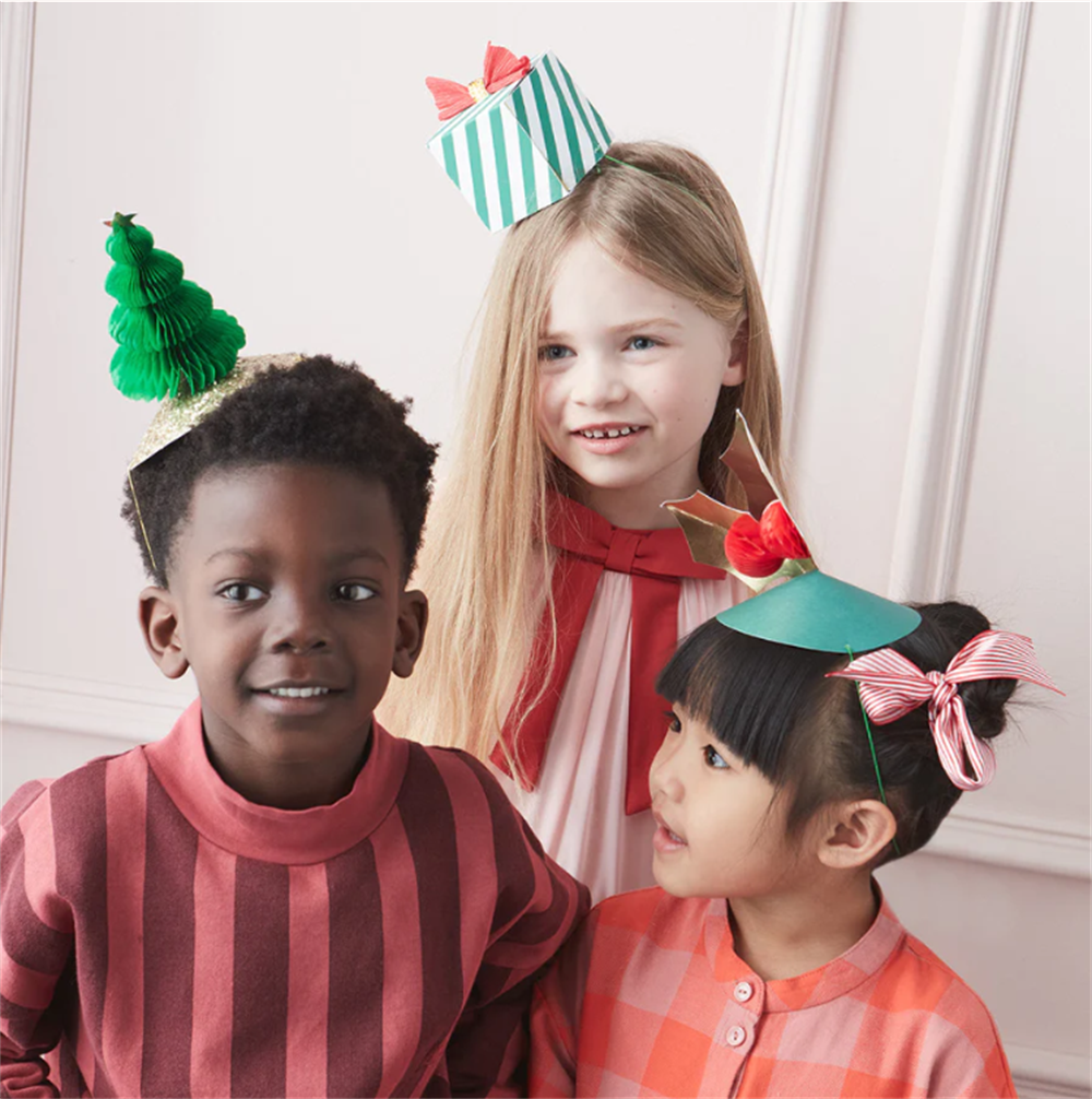 Meri Meri - Mixed Christmas Party Hats - Yeni Yıl Şapkaları (6'lı)