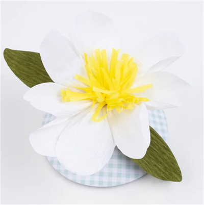 Meri Meri - Paper Flower Hats - Çiçekli Şapkalar - 6'lı