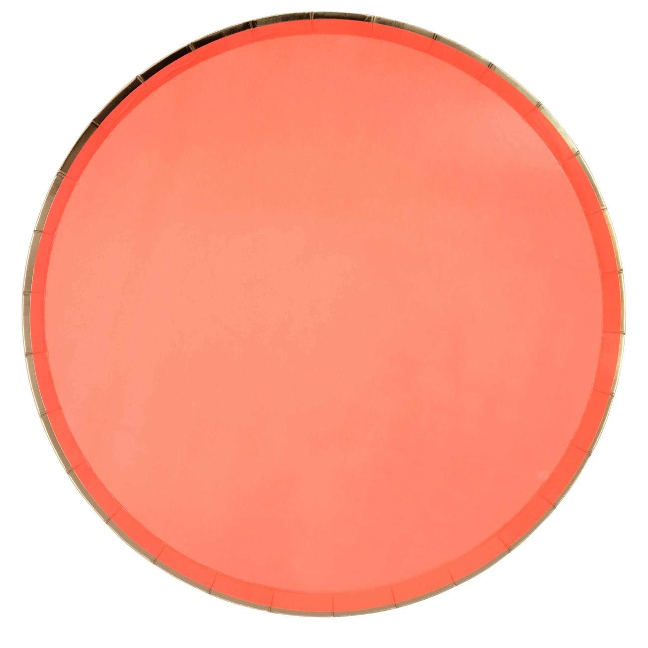 Meri Meri - Party Palette Plates - Parti Paleti Tabaklar - L - 8'li