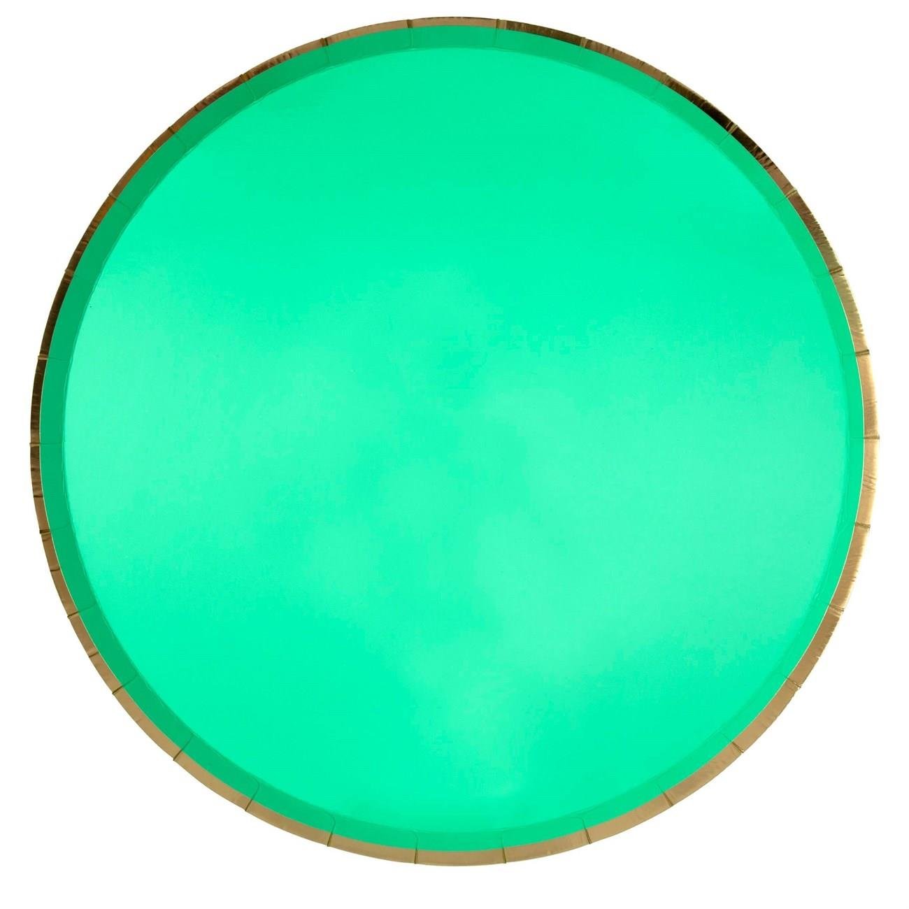 Meri Meri - Party Palette Plates - Parti Paleti Tabaklar - L - 8'li