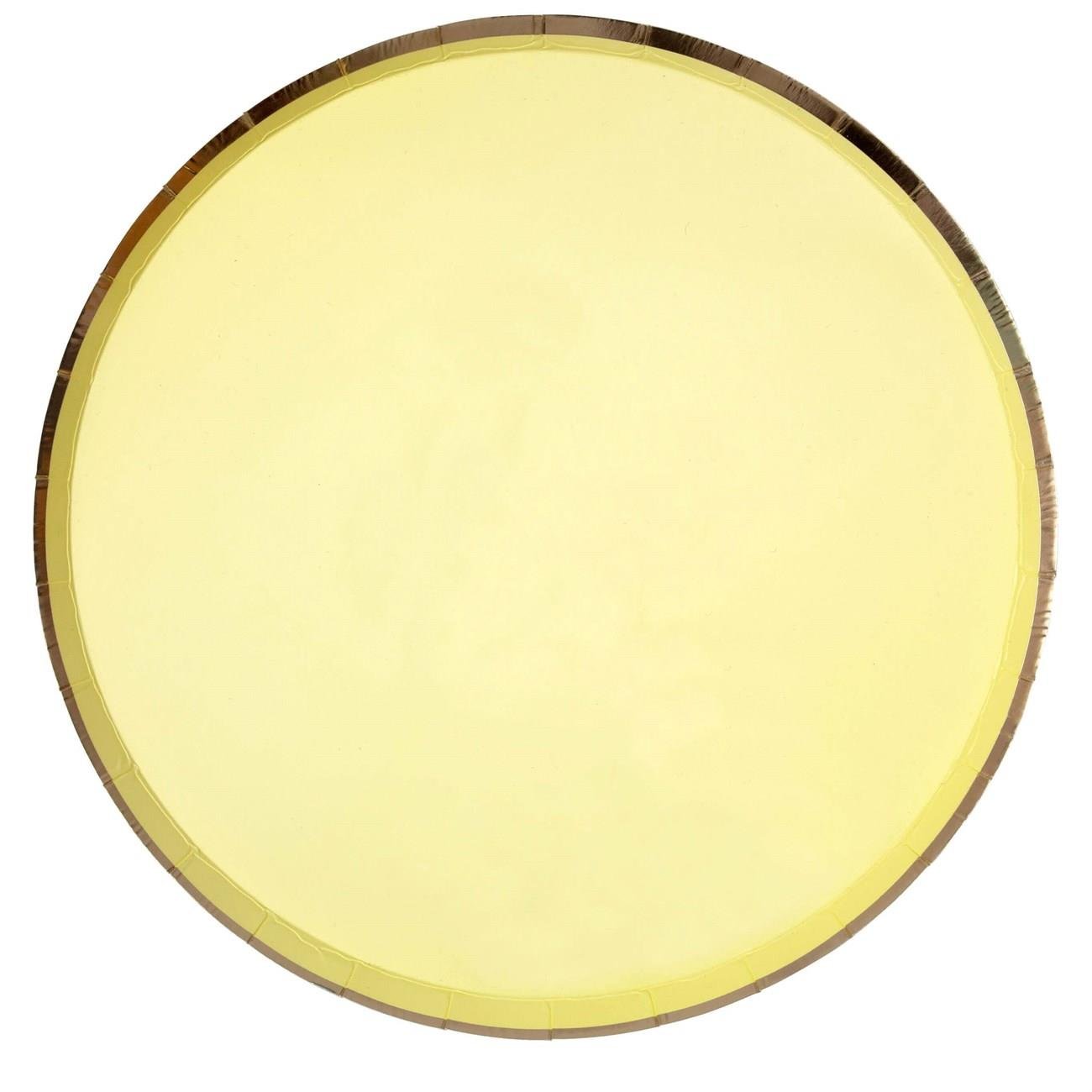 Meri Meri - Party Palette Plates - Parti Paleti Tabaklar - L - 8'li