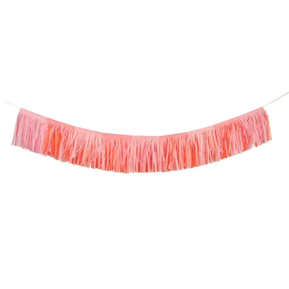 Meri Meri - Pembe Saçaklı Çelenk
