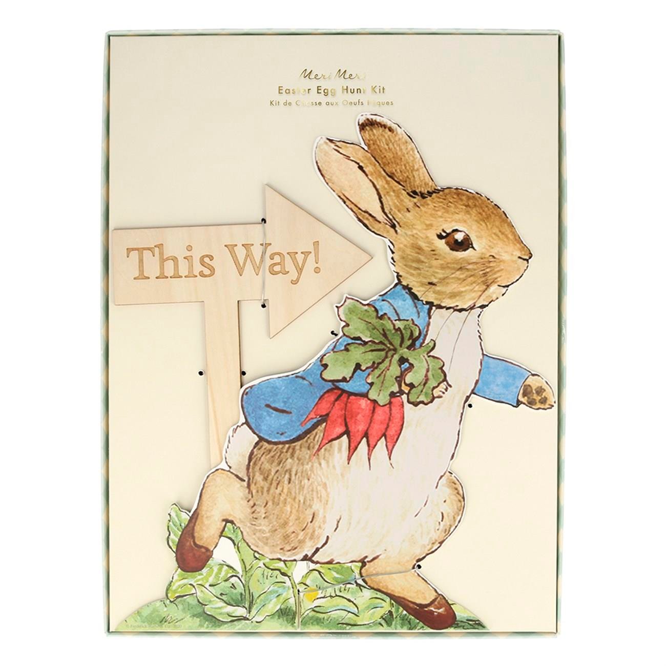 Meri Meri - Peter Rabbit Egg Hunt Kit - Peter Rabbit Yumurta Avı Kiti