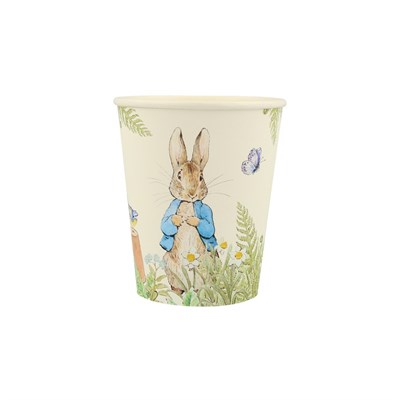 Meri Meri - Peter Rabbit In The Garden Cups - Peter Rabbit Bahçede Bardaklar - 8'li