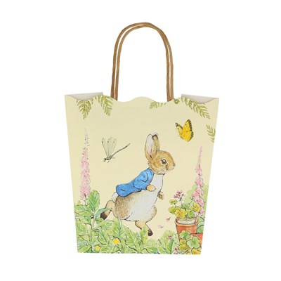 Meri Meri - Peter Rabbit In The Garden Party Bags - Peter Rabbit Bahçede Parti Çantaları - 8'li