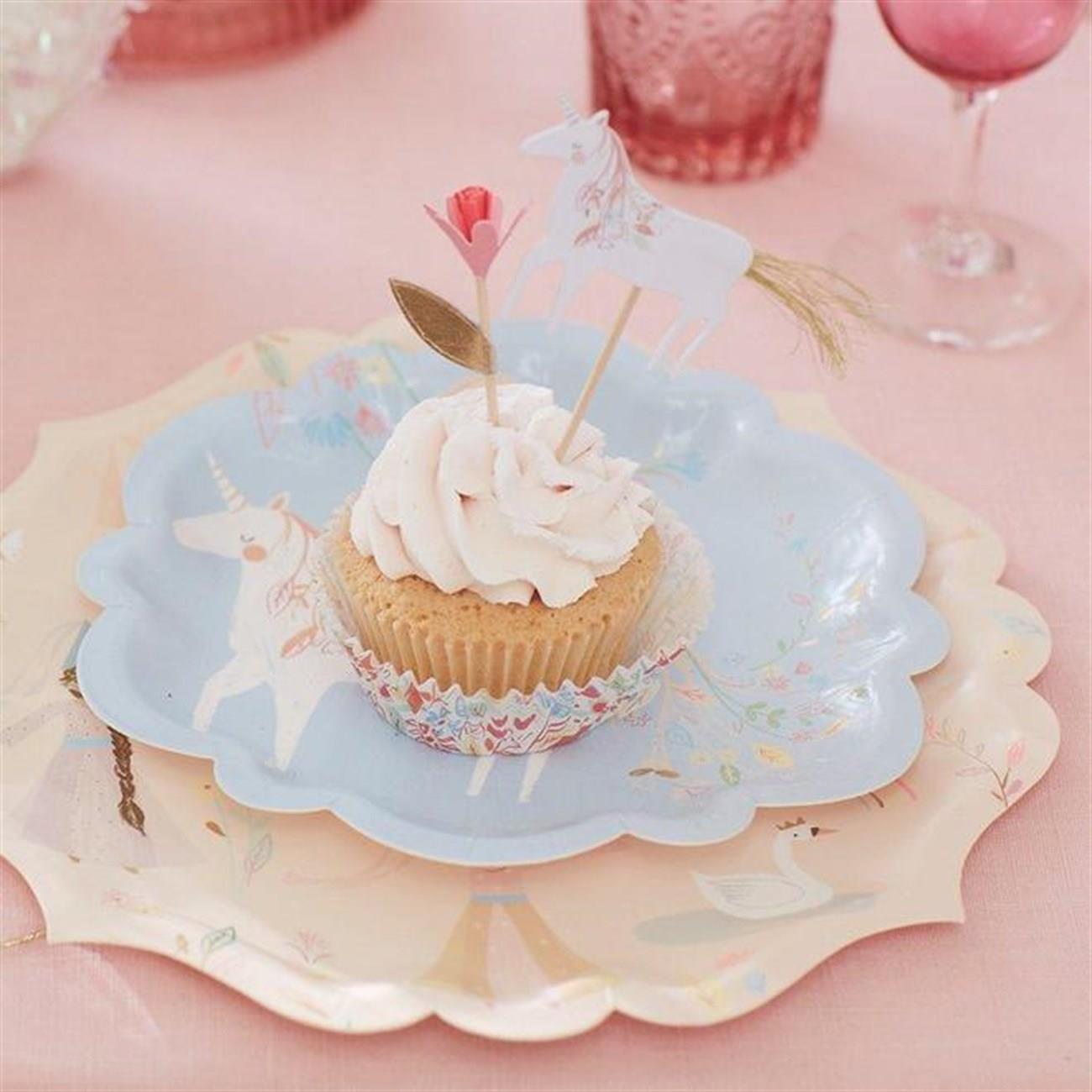 Meri Meri - Princess Plates - Prenses Tabak - L