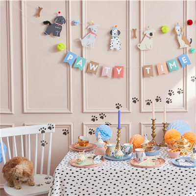 Meri Meri - Puppy Napkins - Yavur Köpek Peçeteler - 16'lı
