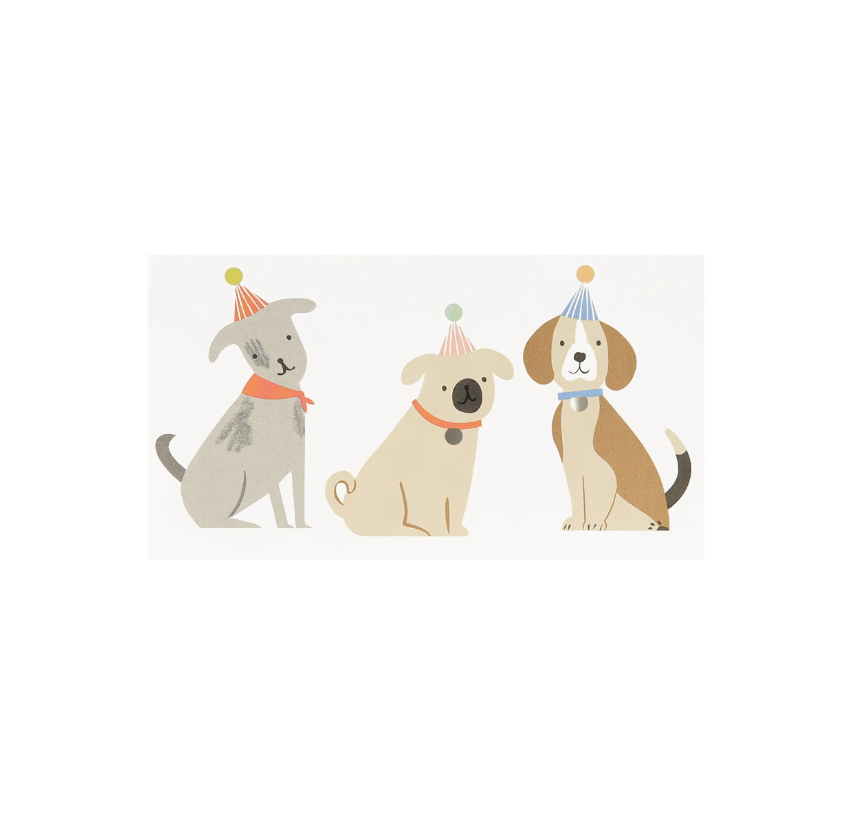 Meri Meri - Puppy Tattoos - Yavru Köpek Geçici Dövmeler (x2)